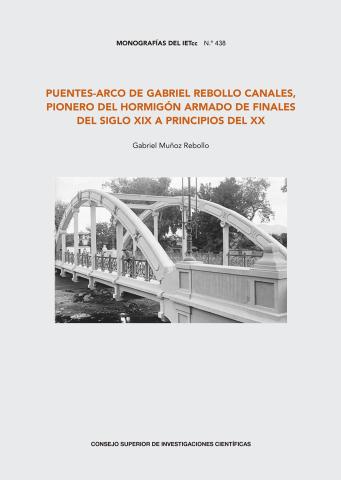 Imagen de cubierta: PUENTES-ARCO DE GABRIEL REBOLLO CANALES, PIONERO D