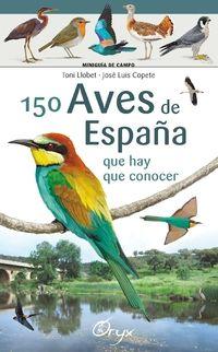 Imagen de cubierta: 150 AVES DE ESPAÑA