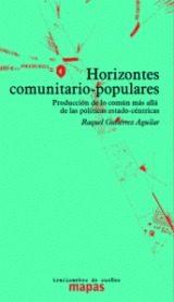 Imagen de cubierta: HORIZONTES COMUNITARIO-POPULARES