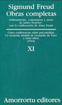 Imagen de cubierta: O.C FREUD 11 CINCO CONFERENCIAS SOBRE PSICOANALISIS