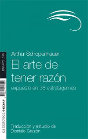 Imagen de cubierta: EL ARTE DE TENER RAZÓN