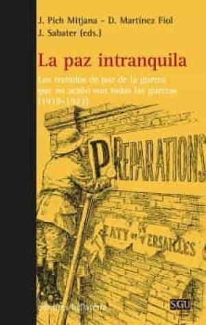 Imagen de cubierta: LA PAZ INTRANQUILA