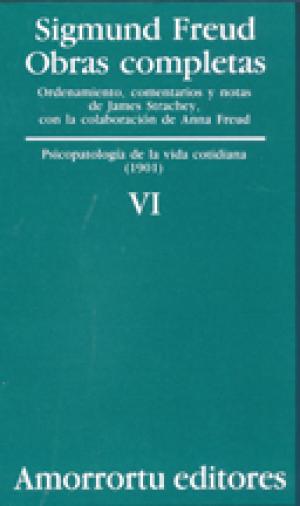 Imagen de cubierta: O.C FREUD 6 PSICOPATOLOGIA DE LA VIDA COTIDIANA CO