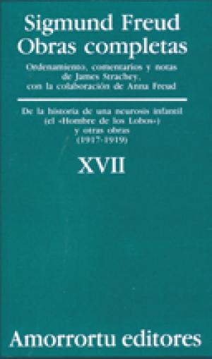 Imagen de cubierta: O.C FREUD 17 HISTORIA DE UNA NEUROSIS INFANTIL