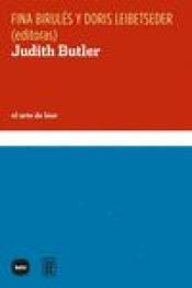 Imagen de cubierta: JUDITH BUTLER