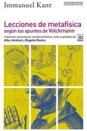 Imagen de cubierta: LECCIONES DE METAFÍSICA SEGÚN LOS APUNTES DE VOLCKMANN