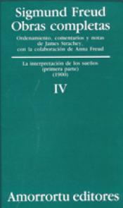 Imagen de cubierta: O.C FREUD 4 INTERPRETACION DE LOS SUEÑOS,LA PARTE I