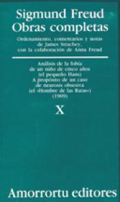 Imagen de cubierta: O.C FREUD 10 ANALISIS DE LA FOBIA DE UN NIÑO DE 5 AÑOS