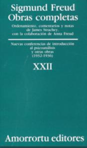 Imagen de cubierta: O.C FREUD 22 NUEVAS CONFERENCIAS DE INTR. PSICOANALISIS